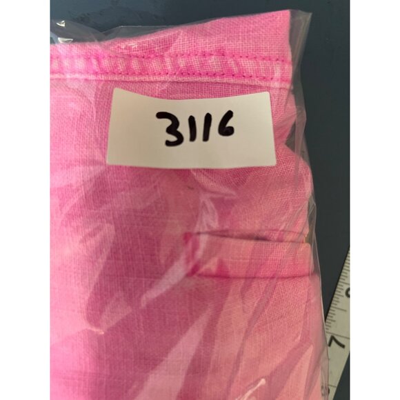 Lilly Pulitzer Linen Pants XS Pink Drawstring Beach Boho Chic Resort - Picture 11 of 11